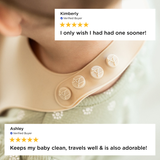 Three Little Tots Gather and Roll Bib, alternate angle