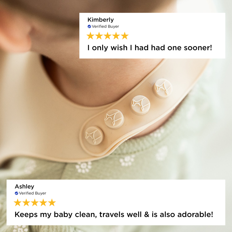 Three Little Tots Gather and Roll Bib, alternate angle