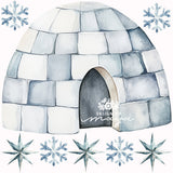 Arctic Animal Friends - Fabric Nursery Wall Art Decals