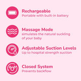 Spectra 9 Plus Premier Portable Rechargeable Breast Pump