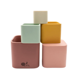 Three Little Tots Silicone Stacking Cups Set of 5 Lytl