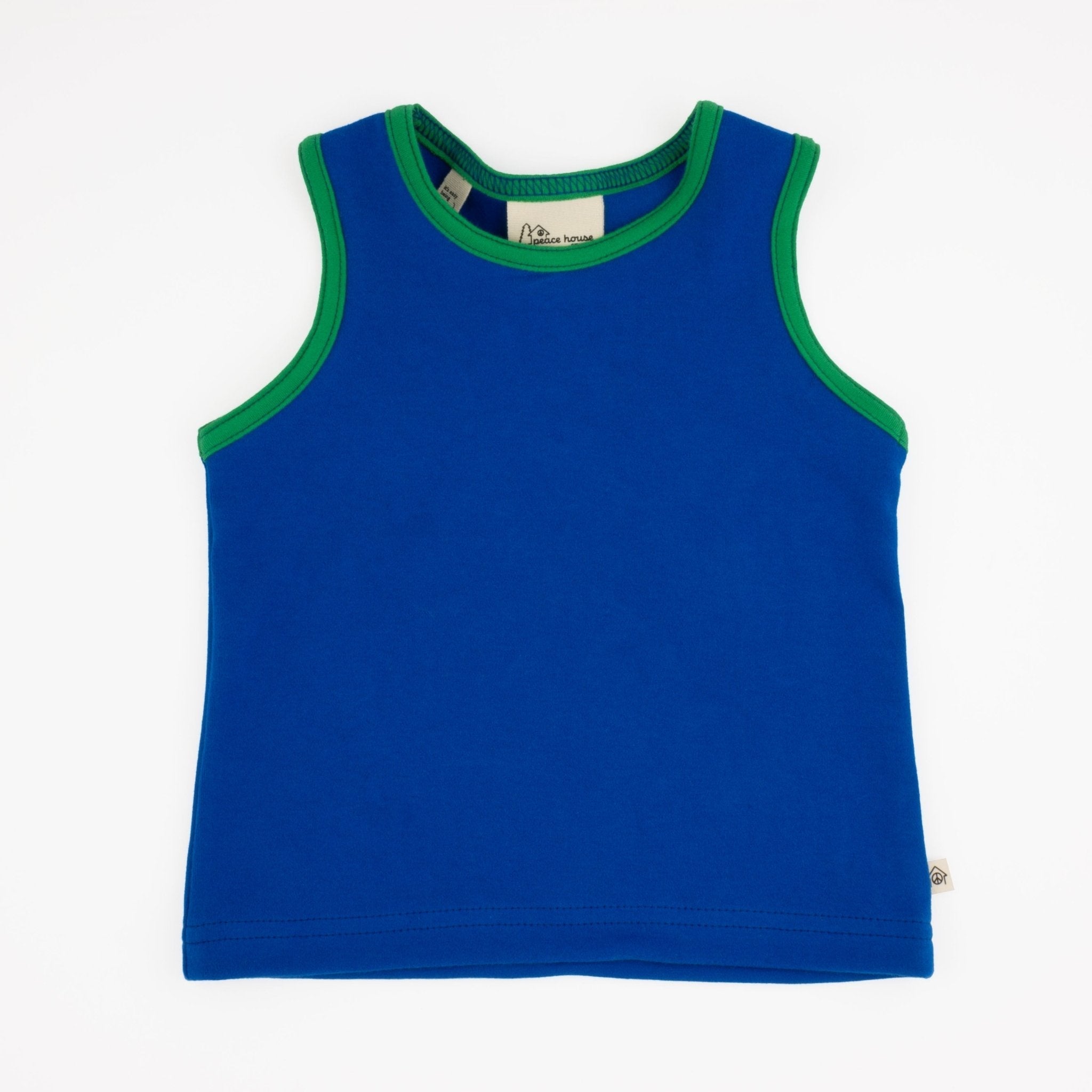 Three Little Tots Toddler Classic Tank, in Peacock
