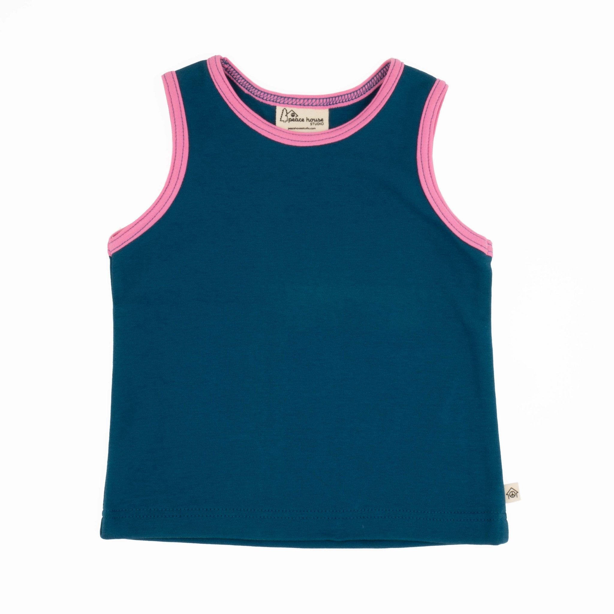 Three Little Tots Toddler Classic Tank, in Laguna