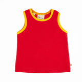 Three Little Tots Toddler Classic Tank, in Hot Dog