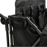 ToyRides Elite Wagon Stroller W/ Removable 4-Seater, Extra-Thick Support Bar & Higher 212 Load Capacity, Black