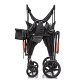 ToyRides Elite Wagon Stroller W/ Removable 4-Seater, Extra-Thick Support Bar & Higher 212 Load Capacity, Black
