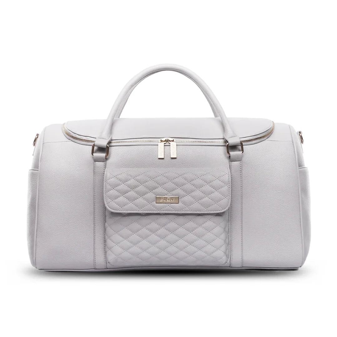 Three Little Tots Weekender Travel Bag Stone Grey