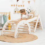 3 in 1 Pikler Triangle Set: Pikler Triangle + Arch + Ladder