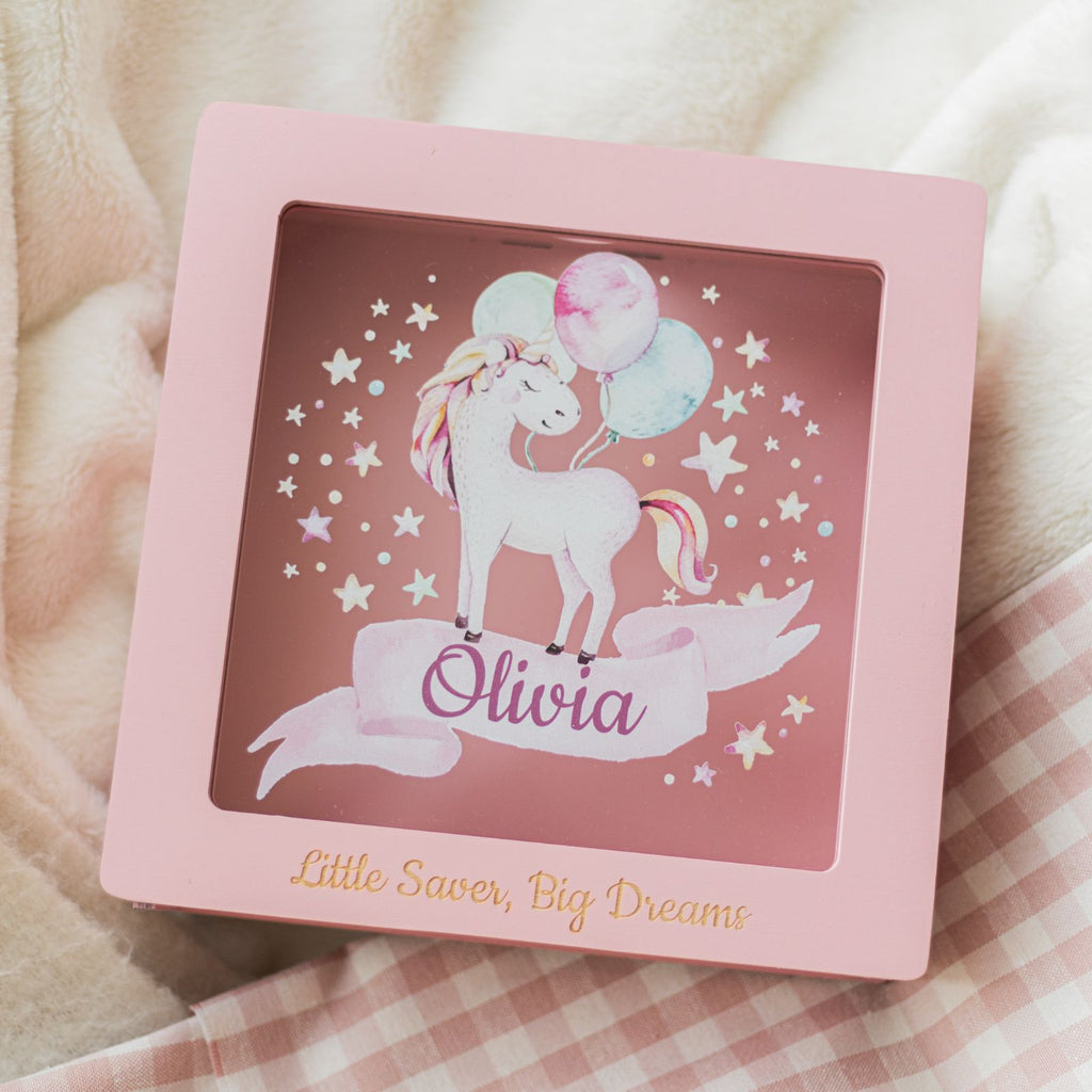 Personalized Acrylic Box - Unicorn
