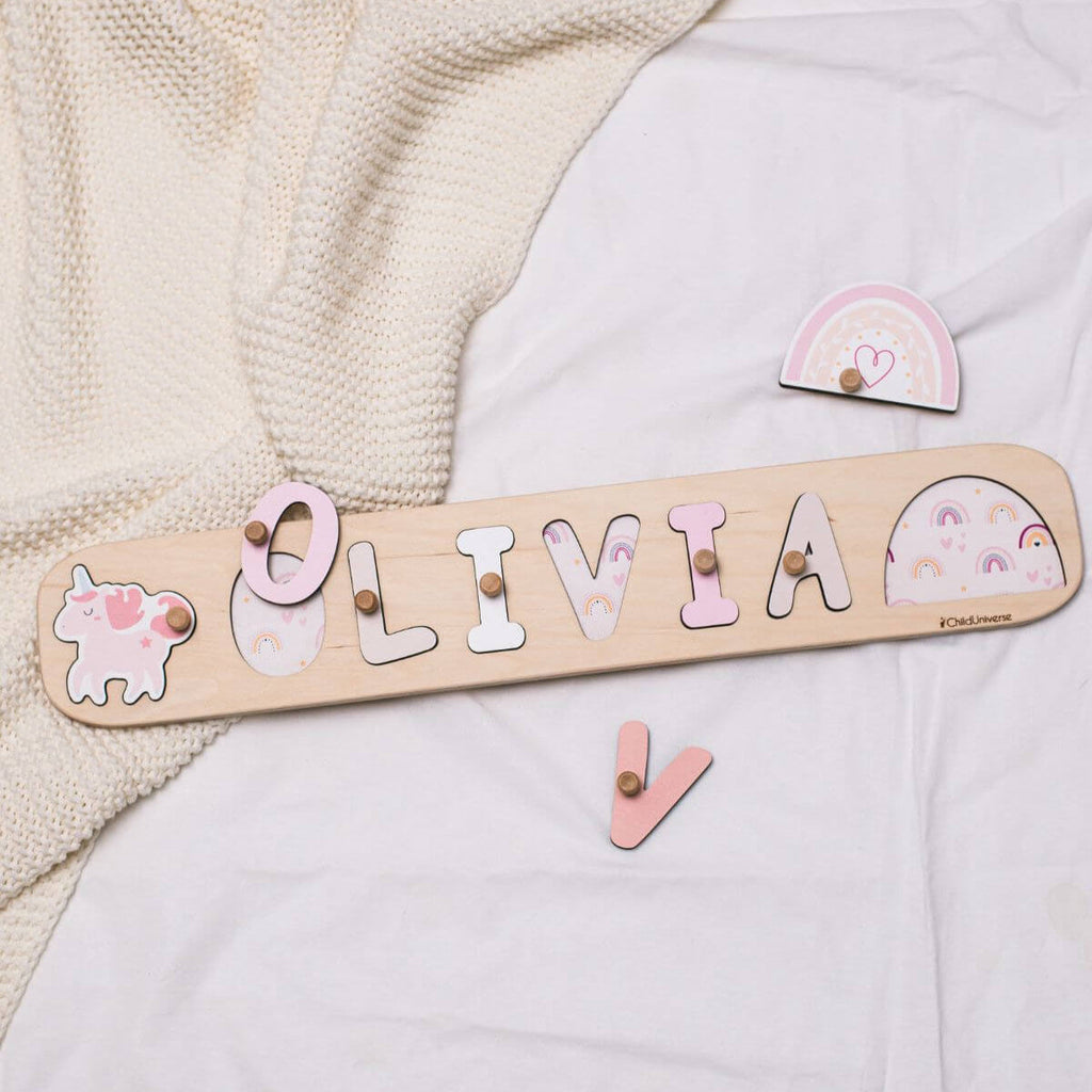 Name Puzzle With Unicorn