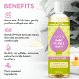Three Little Tots Baby Bubble Bath Hypoallergenic, additional view