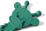 The Little Bamber - Green - Natural Rubber & Baltic Amber Teething Toy