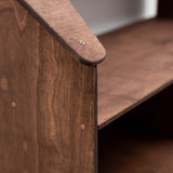 Wooden Dollhouse Bookshelf