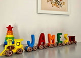 Wooden Letter Train Puzzle