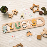 Name Puzzle with Pegs