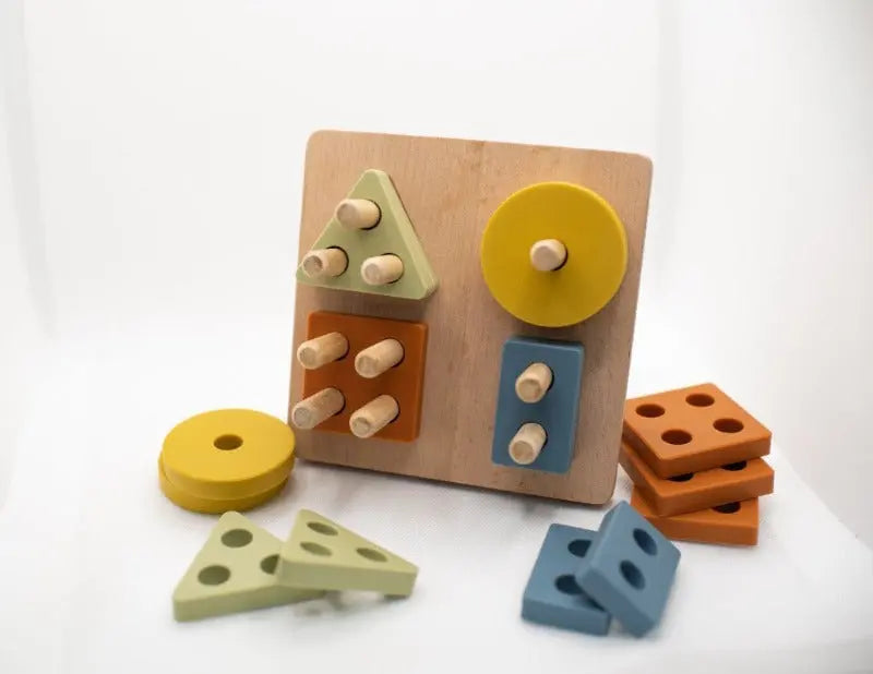 Three Little Tots Montessori Shape Puzzle Toy Lytl, extra product detail