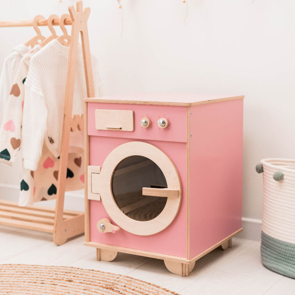 Color Wooden Toy Washing Machine