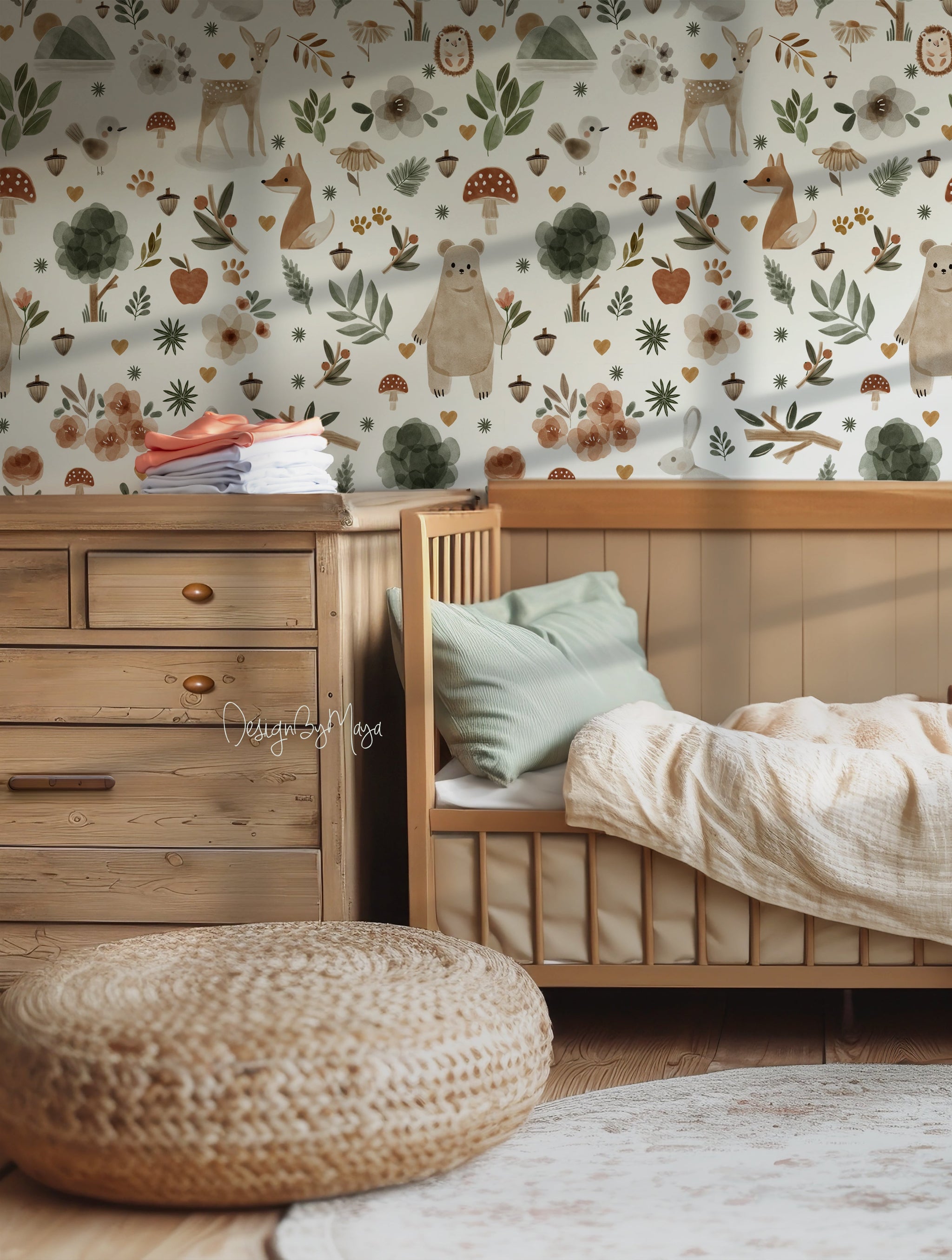 Alphabet Wallpaper - Nursery Wall Decor Wallpapers
