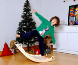XL Wooden Balance Board with Pillow