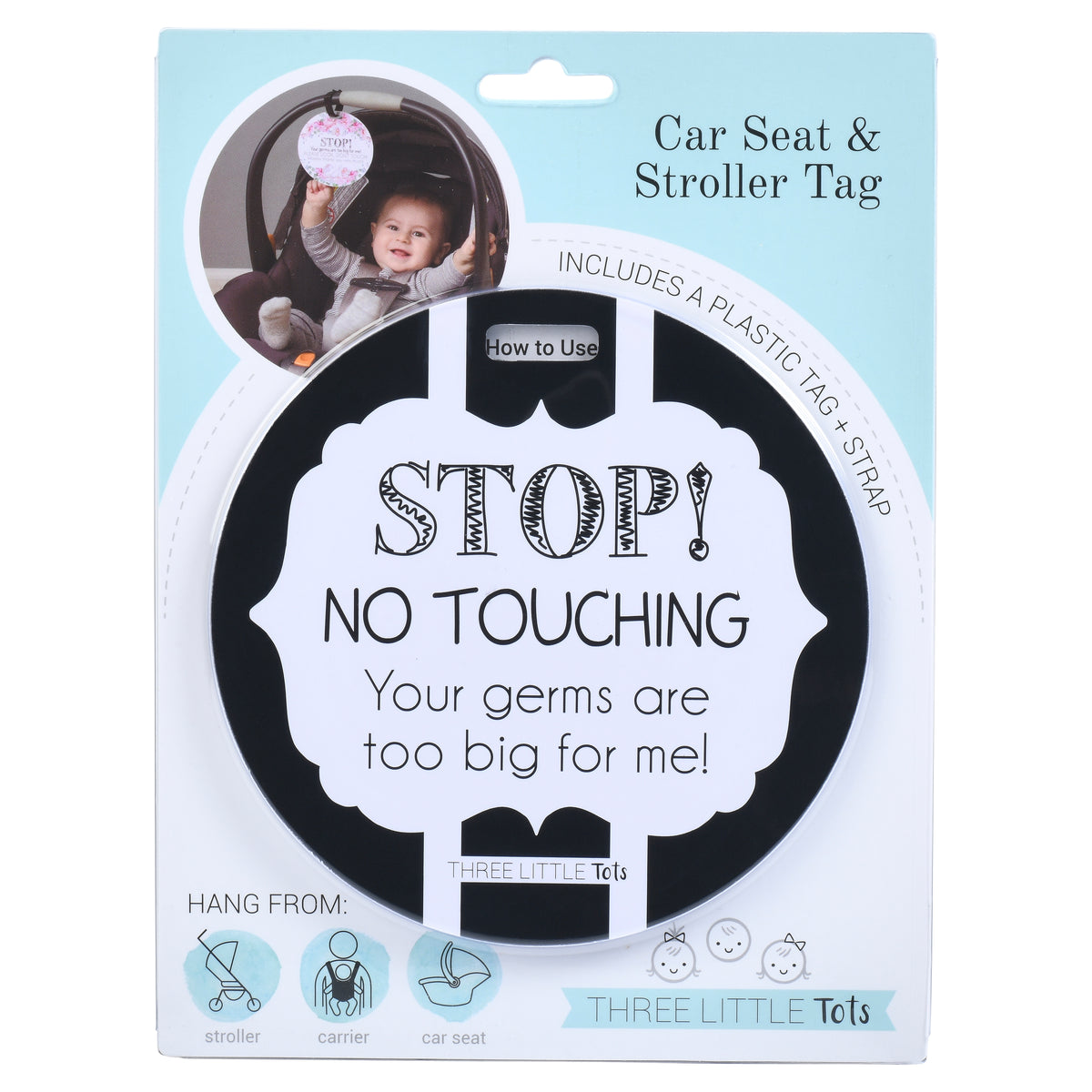 Perfect for new moms, these signs help maintain your baby's safety by discouraging unwanted contact.