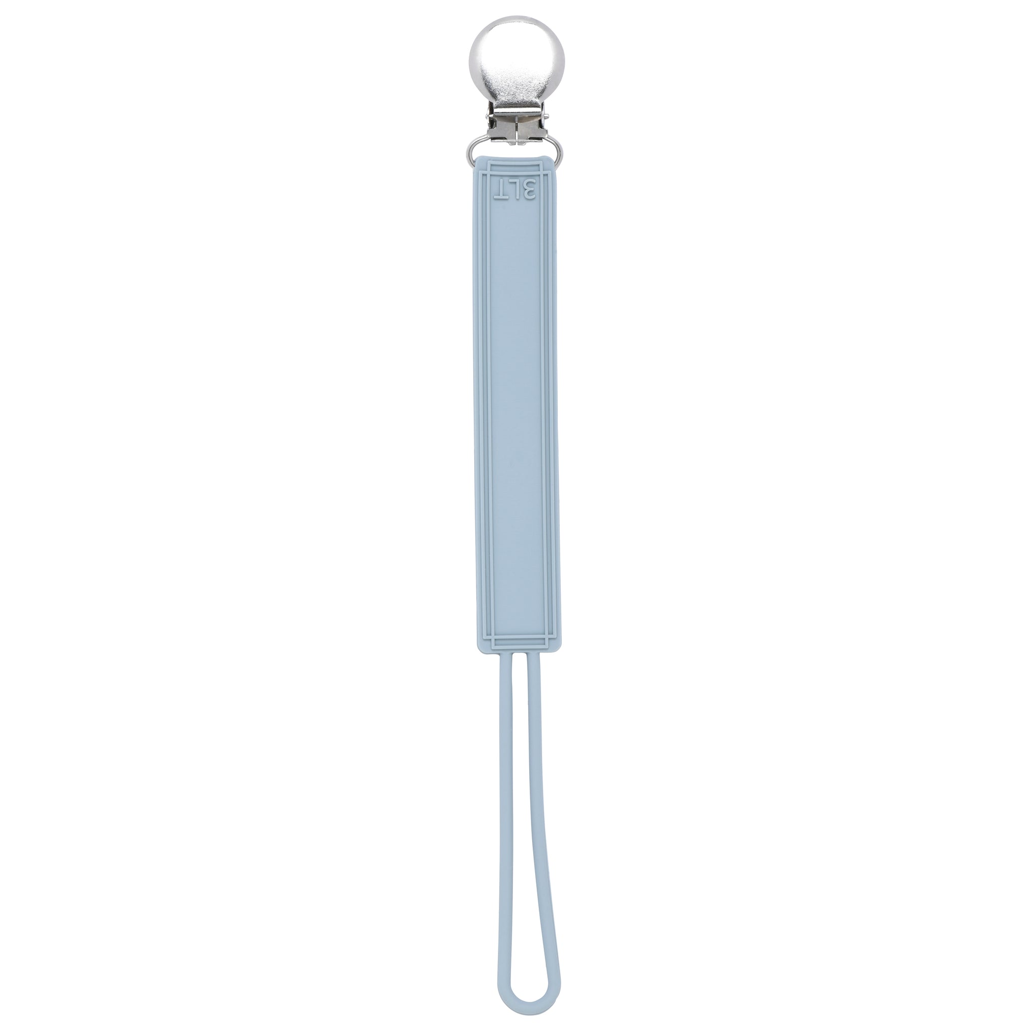 Durable 100% silicone pacifier clips with secure stainless steel clasp keep baby essentials off the ground and always accessible.