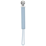 Durable 100% silicone pacifier clips with secure stainless steel clasp keep baby essentials off the ground and always accessible.v