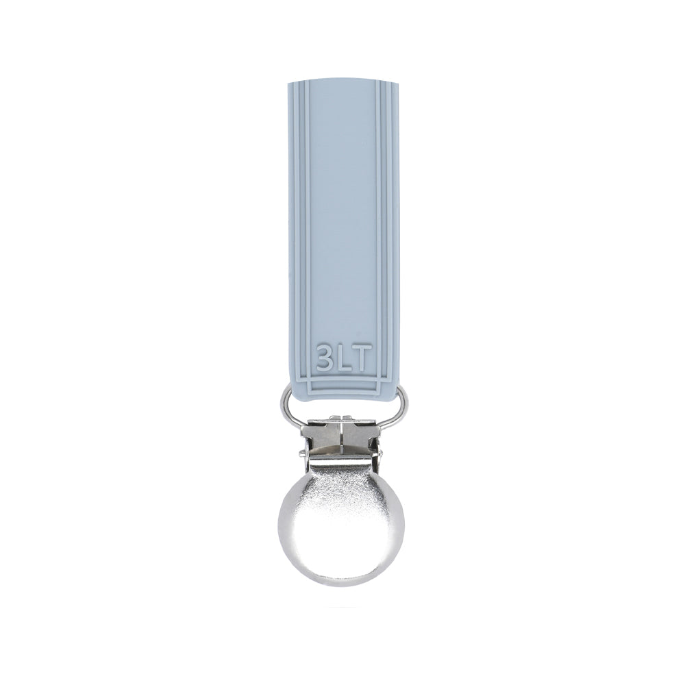 Durable 100% silicone pacifier clips with secure stainless steel clasp keep baby essentials off the ground and always accessible.Durable 100% silicone pacifier clips with secure stainless steel clasp keep baby essentials off the ground and always accessible.