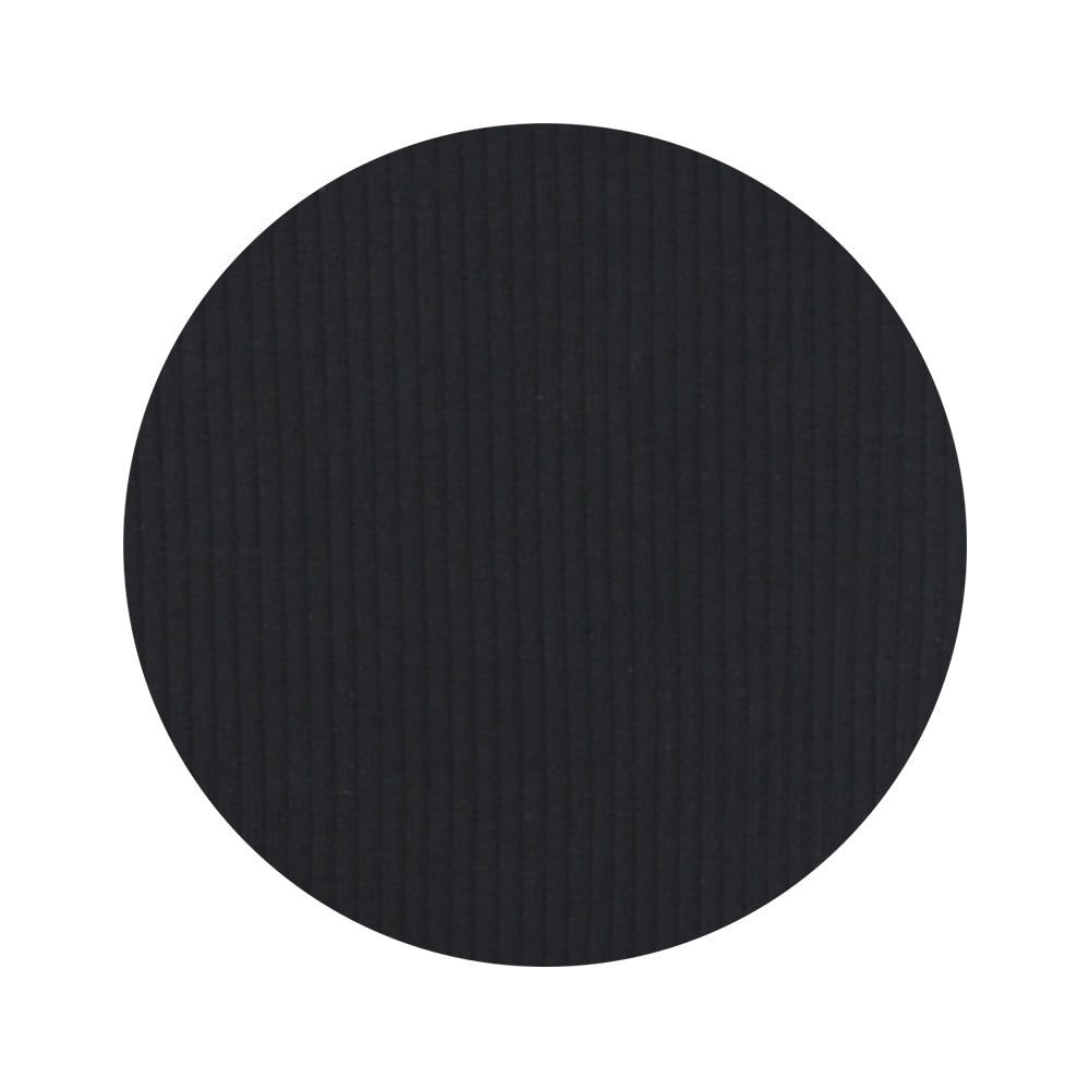 Ribbed Black Labor and Delivery Nursing Hospital Gown