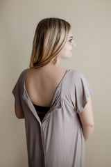 Say goodbye to old hospital gowns, hello to breathable, doctor-recommended labor and delivery comfort.