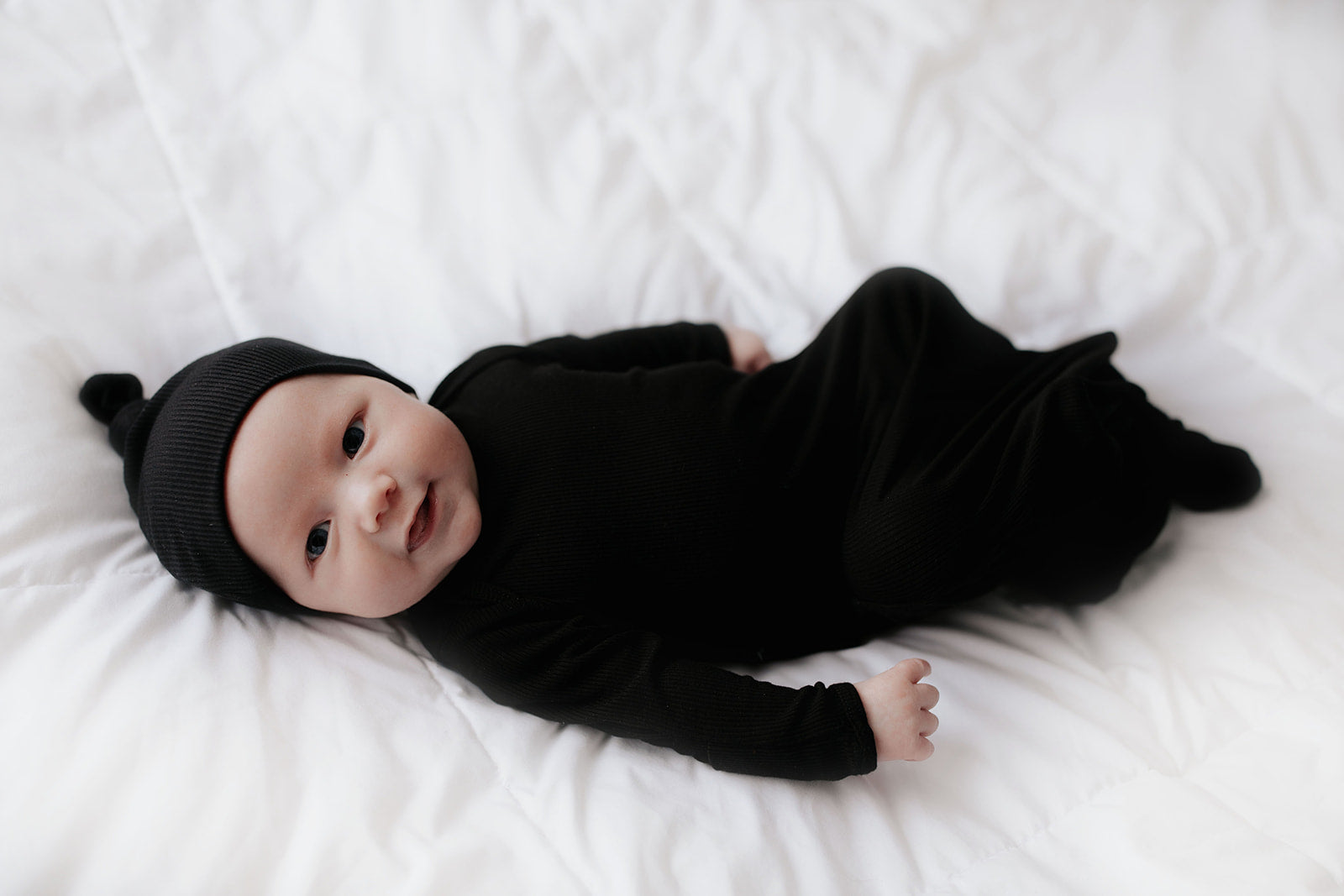 Experience unmatched comfort with our stretchy, soft baby gowns designed for easy diaper and clothing changes.