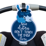 Politely keep admirers at a distance with these cute, effective signs for your precious baby.