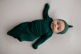 Ultra-soft baby gowns with tie bottoms for easy nighttime changes and pull-down tabs for effortless dressing. Perfect for Christmas time