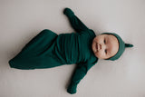 Ultra-soft baby gowns with tie bottoms for easy nighttime changes and pull-down tabs for effortless dressing. Perfect for a Christmas baby