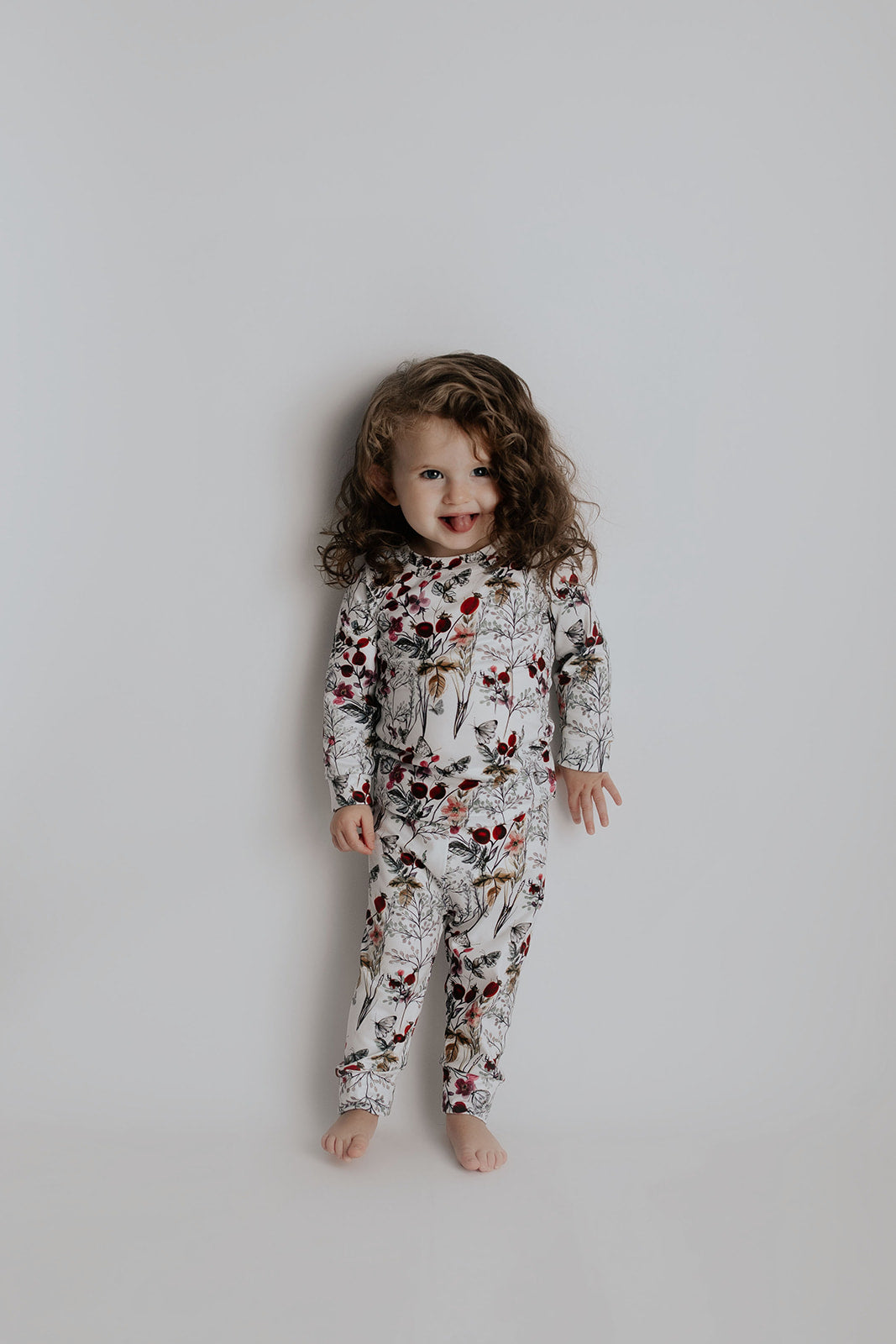 Signature comfy material and beautiful floral designs make these pajama sets a favorite for bedtime or lounging.