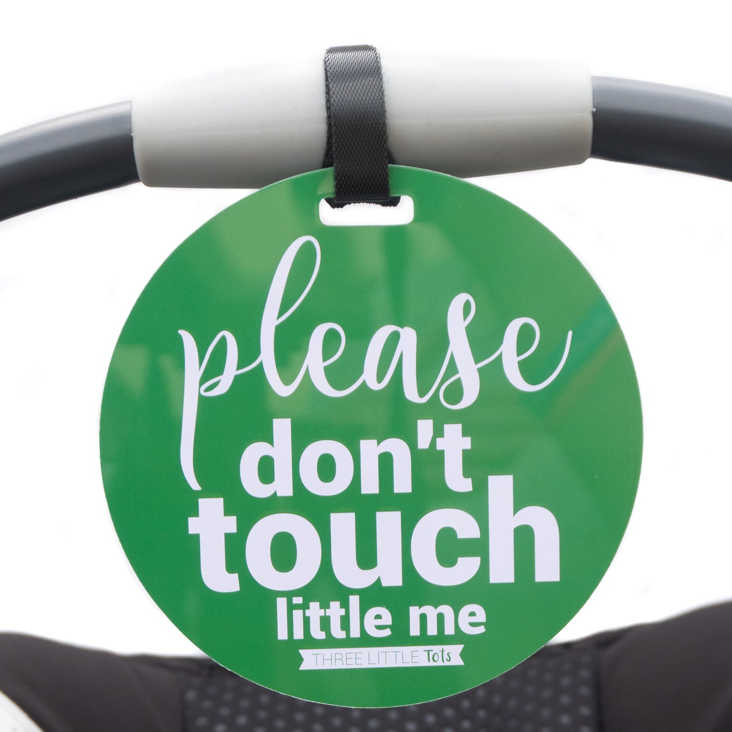 Please Don't Touch little me baby car seat no touching sign