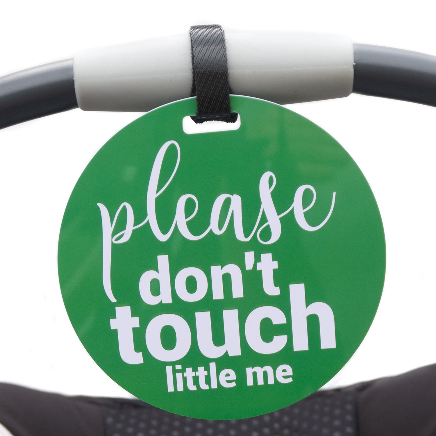 Please Don't Touch little me baby car seat no touching sign