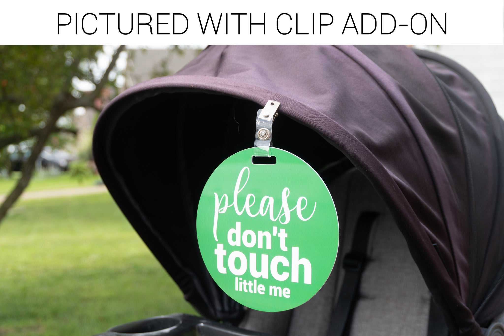 Please Don't Touch little me baby car seat no touching sign. Politely remind others to admire your baby from a distance with these cute and effective no-touch signs.