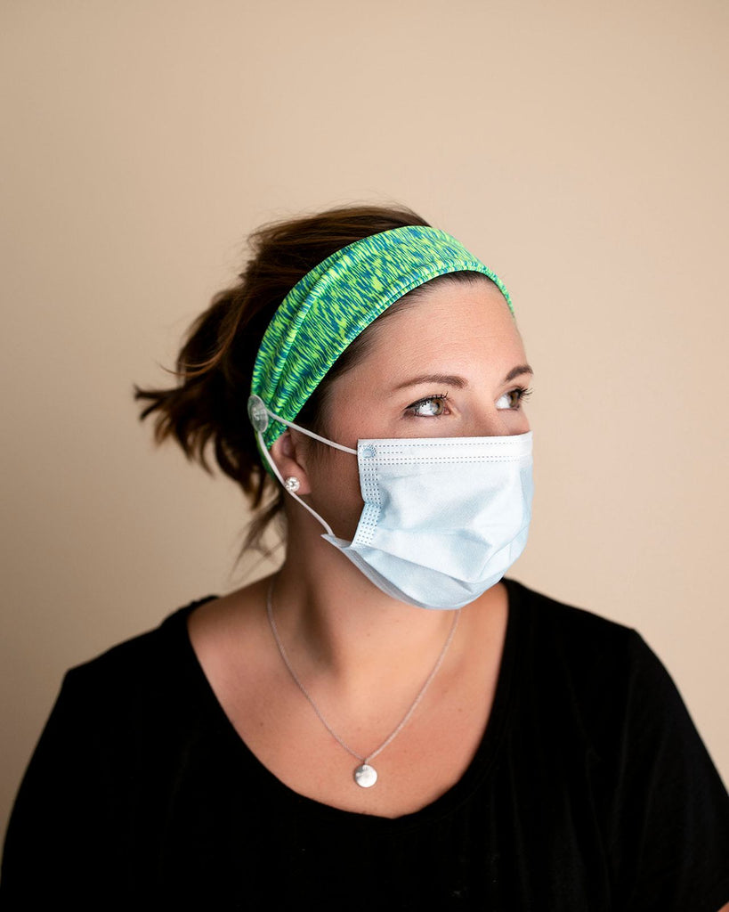 Savior Bands headbands protect ears from mask irritation, ideal for medical professionals and high-mask areas.