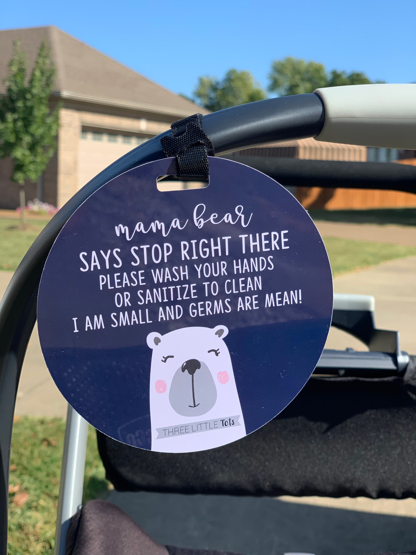 For when hands off my baby sounds too harsh—these cute signs say it for you!