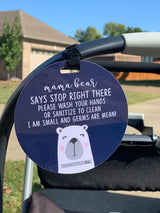 For when hands off my baby sounds too harsh—these cute signs say it for you!