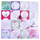 Neonatal Unit photo milestone cards that you are able to wipe clean and draw on.