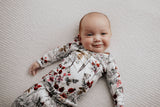Newborn Jammies feature buttery-soft fabric, fold-over mittens, and footies for ultimate comfort and style.