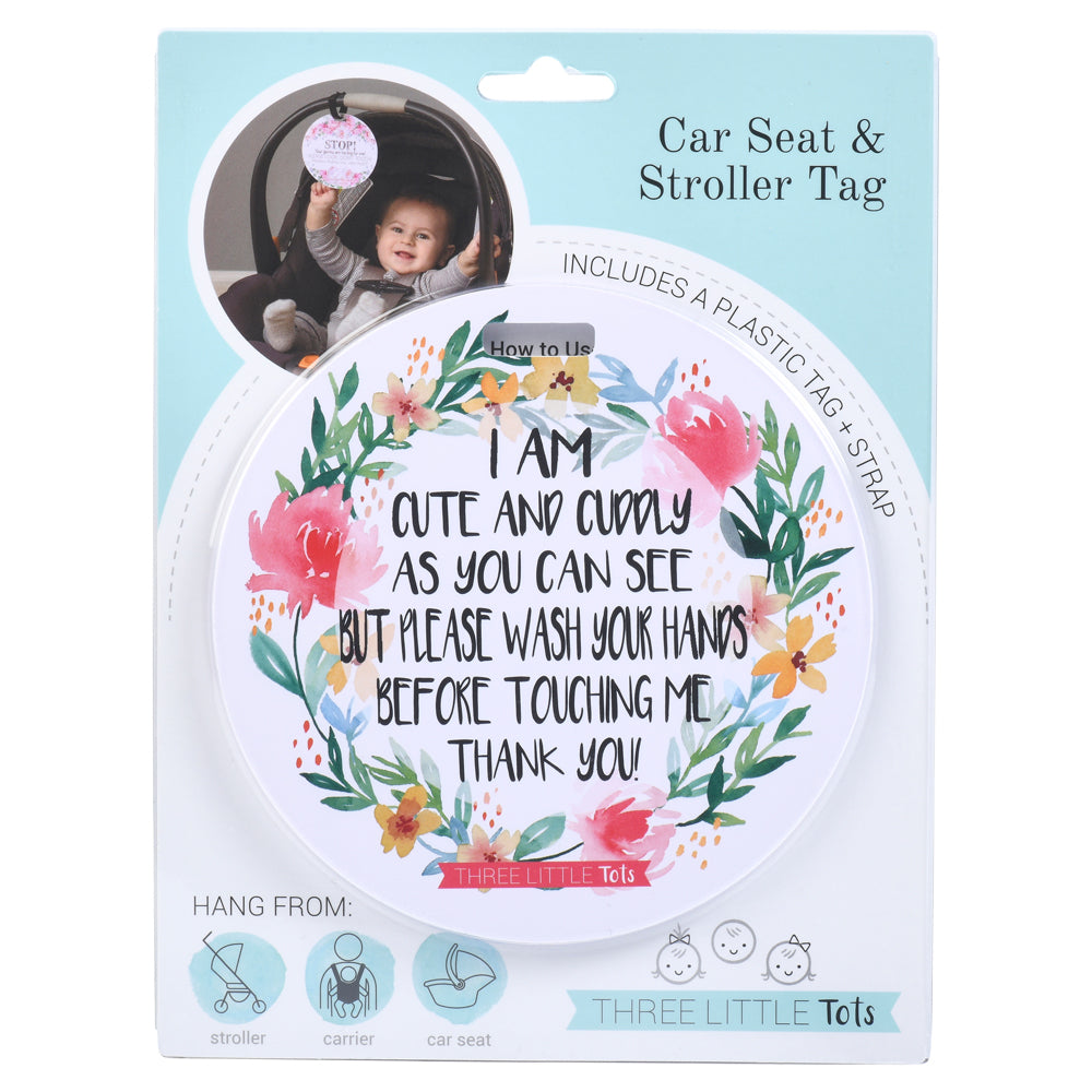 Politely remind others to admire your baby from a distance with these cute and effective no-touch signs. Perfect gift for newborn baby shower or preemie NICU baby