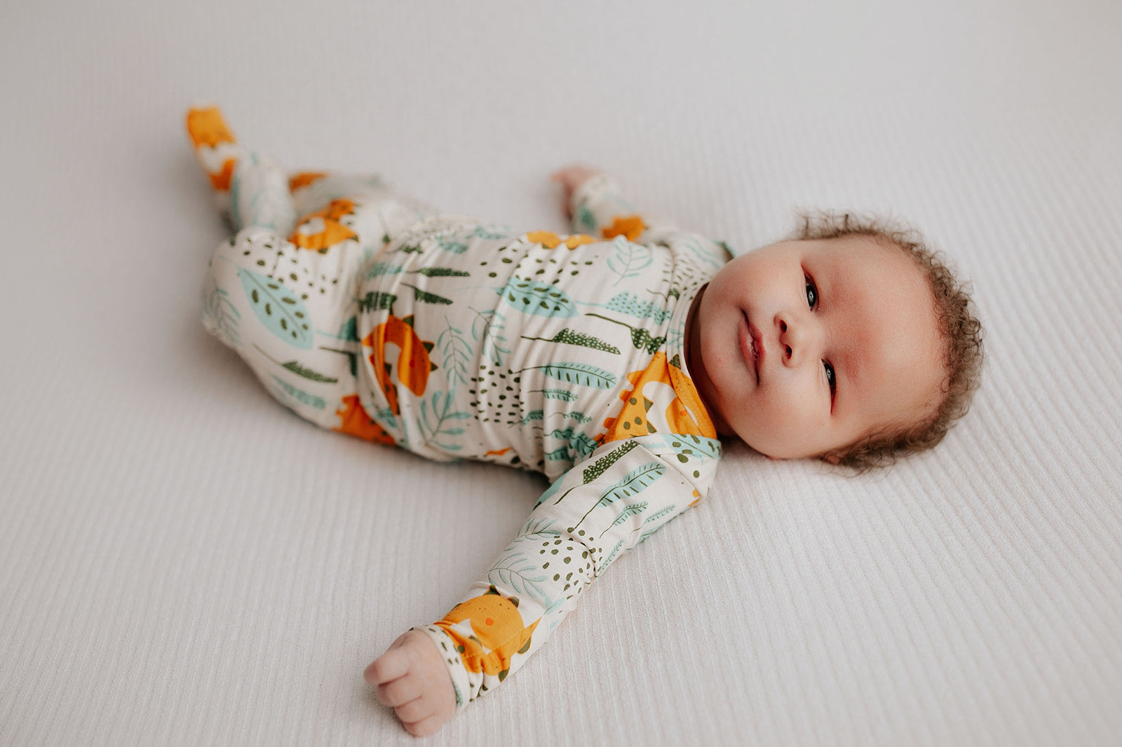 Toddler and big kid jammies in matching prints and solids, designed for comfy bedtime or lounging all day.