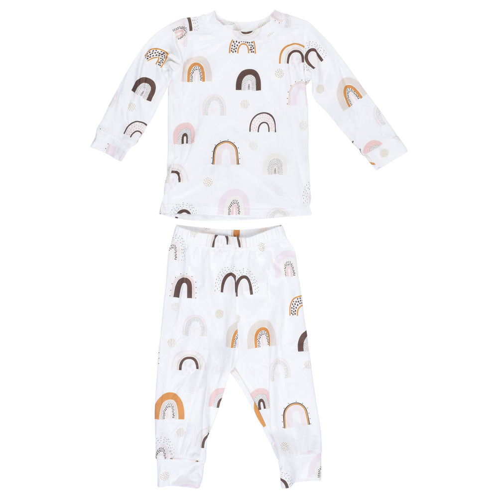 Three Little Tots Rainbow Jammies, alternate angle