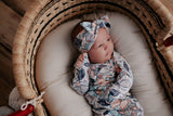 Hand-tied and made with love. Our popular buttery soft and stretchy knotted headbands are perfect for your little girl!