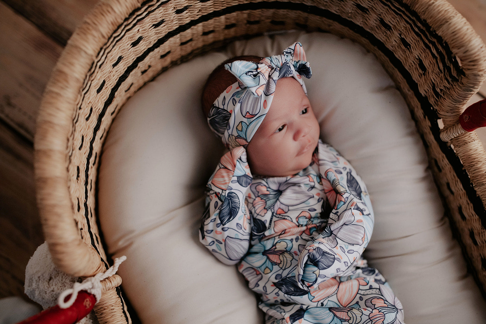 Hand-tied and made with love. Our popular buttery soft and stretchy knotted headbands are perfect for your little girl!