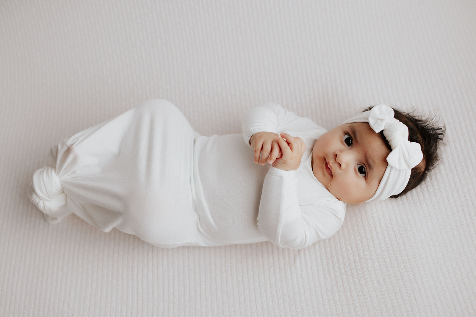 White Knotted Gowns