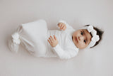 White Knotted Gowns