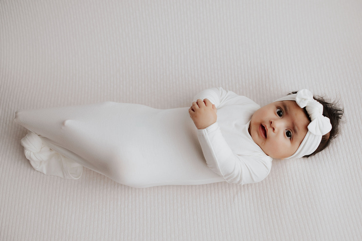 White Knotted Gowns
